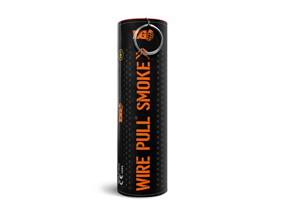 Enola Gaye Fumigène 3RD génération Orange (à goupille) WP07O