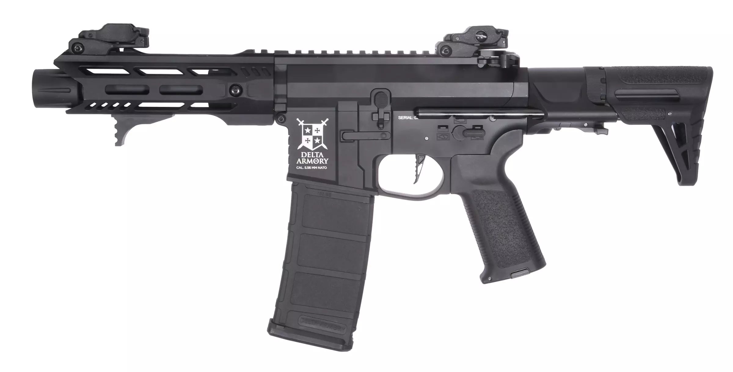 Réplique airsoft Delta Armory AR15 TALOS 1 PDW ALPHA Eagle Black