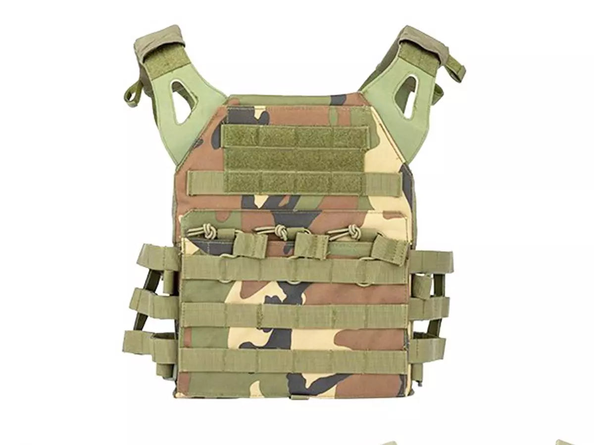 veste tactique type jpc woodland delta armory