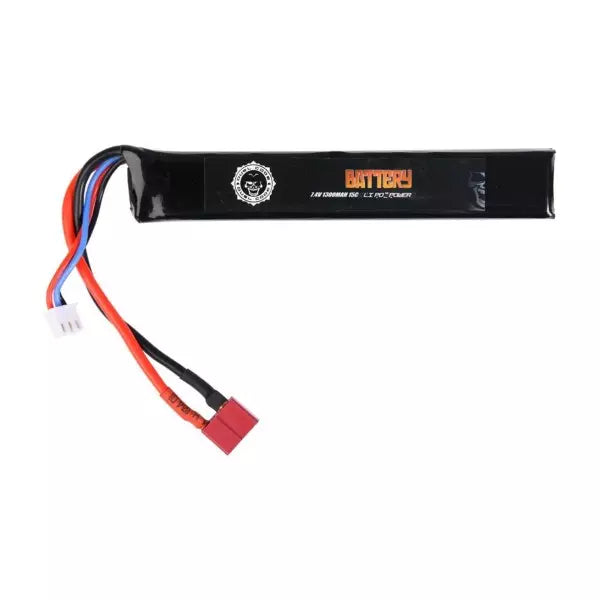Duel Code batterie LiPo 7,4V 1300mAh 15C T-Dean stick