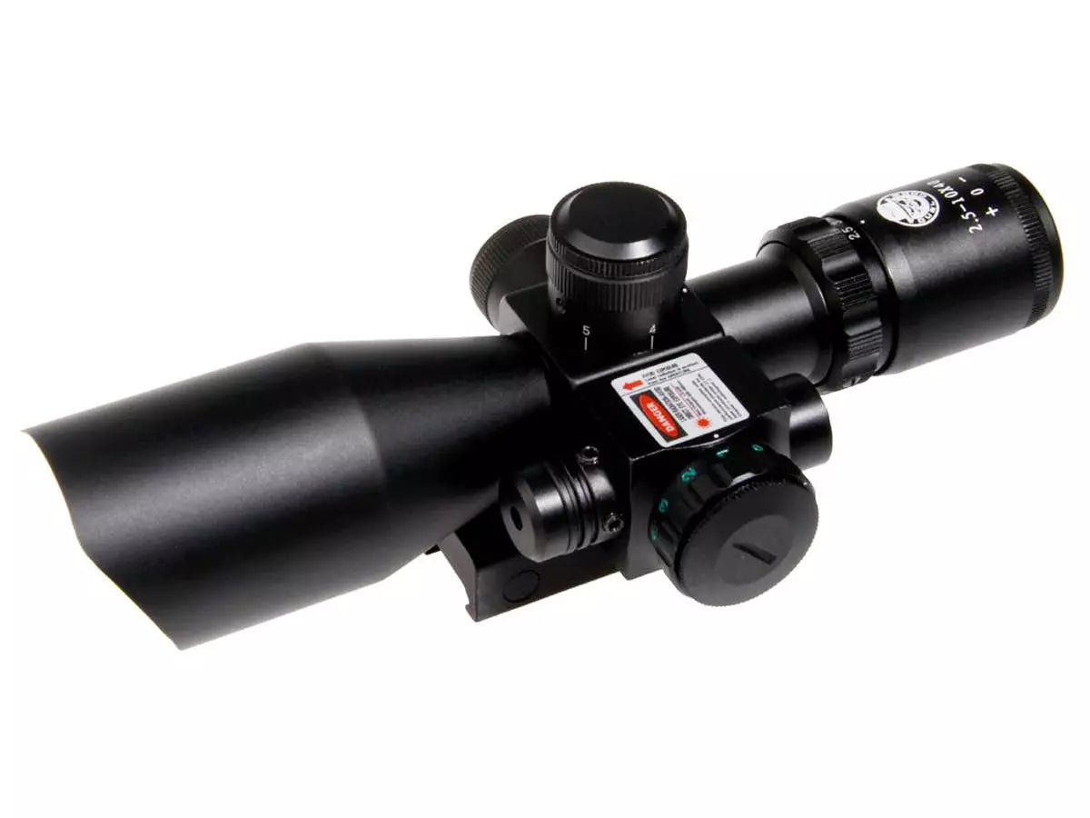 Lunette de visée duel code 2.5-10x40 et laser