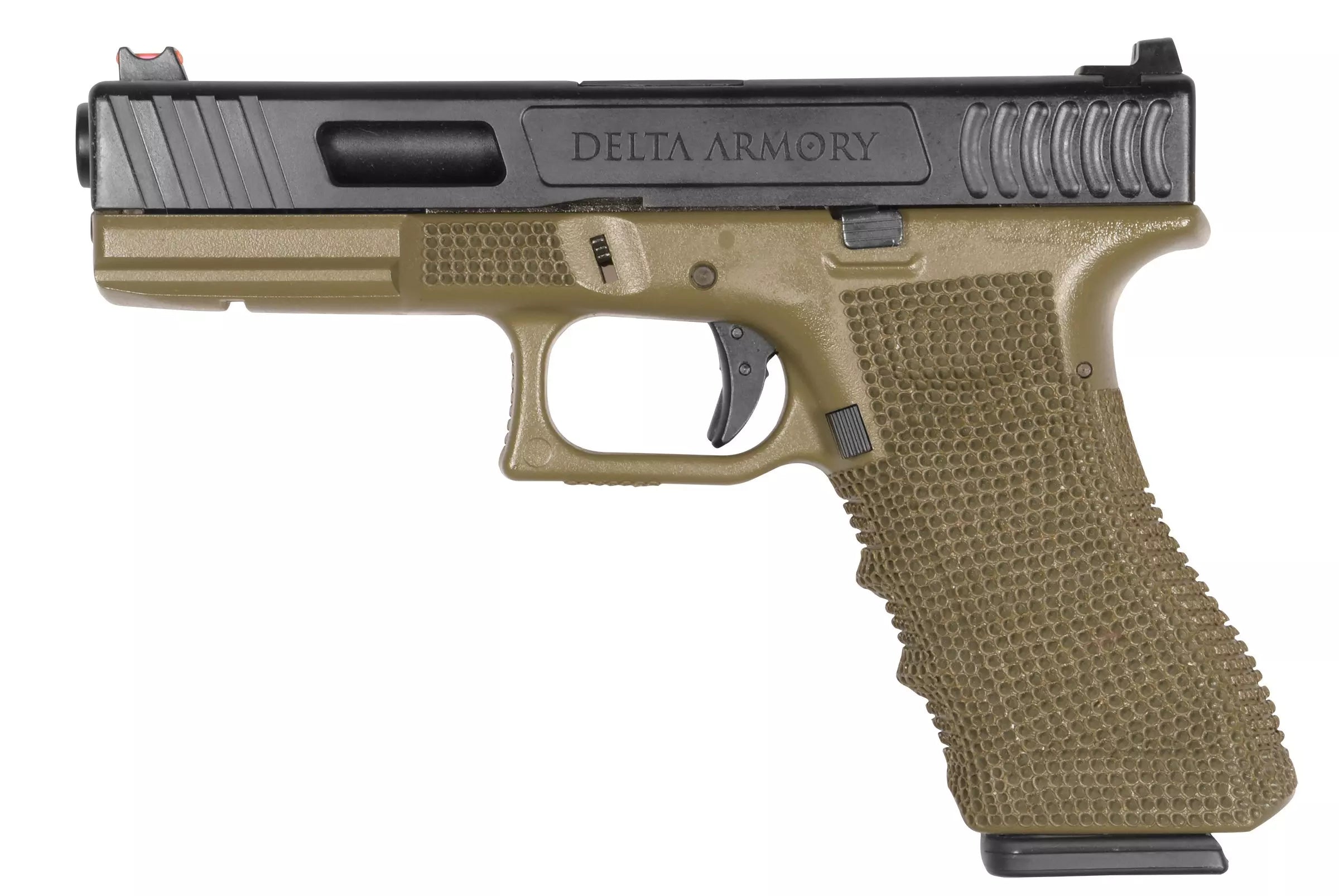 Pistolet airsoft Delta Armory P01 GBB Green Gas Olive