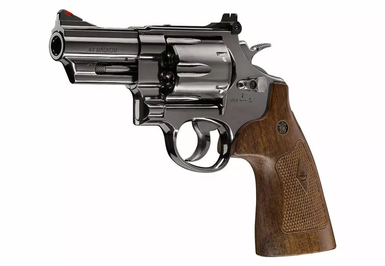 Smith & Wesson M29 Revolver 6mm Co2 3" Full Metal Chrome 1.5J